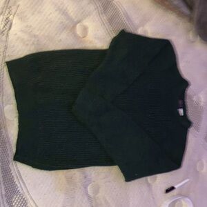 Dark green sweater